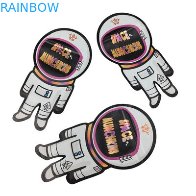Custom Ziplock Special Shape Plastic Childproof Smell Proof Candy Bags Paket Mylar 3,5g 7g Custom Shape Bag Mylar
