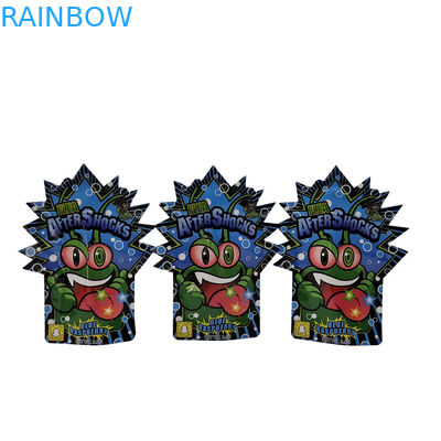 Desain Kemasan Percetakan Custom Tas anti bau yang dapat ditutup kembali Penyimpanan makanan 3,5g Tas camilan Kemasan plastik Tas Mylar