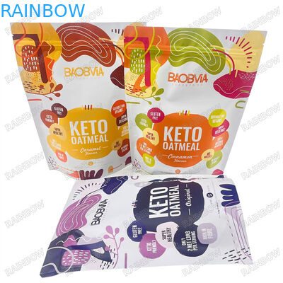 Harga Pabrik Digital Cetak Kualitas Tinggi Kantong Makanan Glossy Finish Kantong Plastik Lampu Transparan Untuk Penyimpanan Makanan