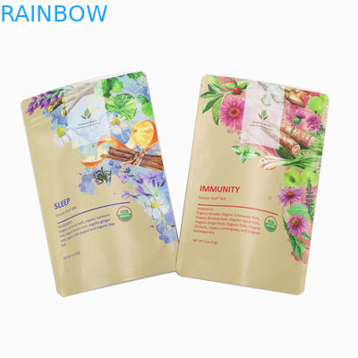 Tas Teh Custom Glossy atau Matte Finished Tas Kemasan Dan Kinerja Tinggi