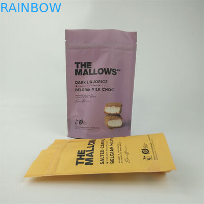 Digital Printing Dried Food Kraft Paper Packaging Bag dengan finish permukaan matte