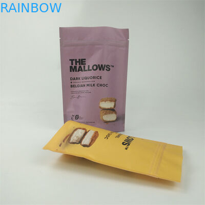 Digital Printing Dried Food Kraft Paper Packaging Bag dengan finish permukaan matte