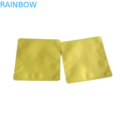 Custom Logo Food Grade Clear Front Zipper 3 Side Seal Bag Untuk Topeng Wajah