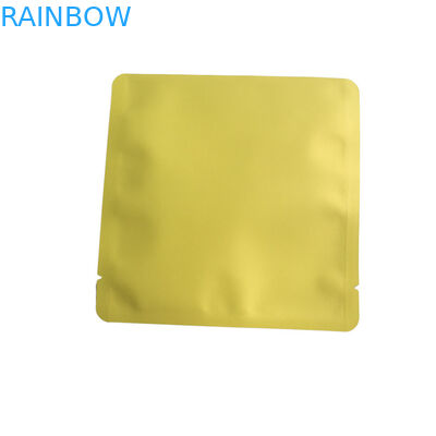 Custom Logo Food Grade Clear Front Zipper 3 Side Seal Bag Untuk Topeng Wajah