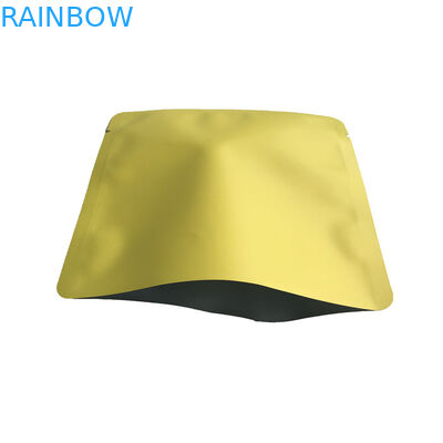 Custom Logo Food Grade Clear Front Zipper 3 Side Seal Bag Untuk Topeng Wajah