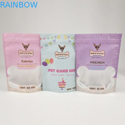 Custom Printing Kualitas Tinggi Waterproof Light Proof Aluminium Foil Food Packaging Zipper Standing Bag