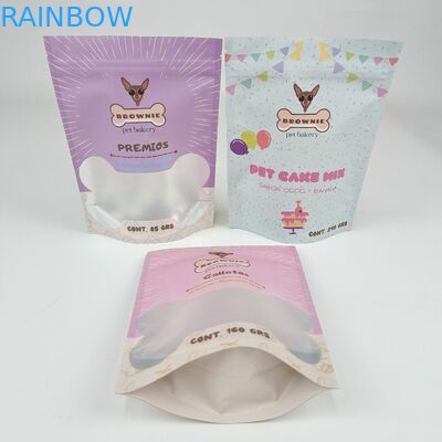 Custom Printing Kualitas Tinggi Waterproof Light Proof Aluminium Foil Food Packaging Zipper Standing Bag