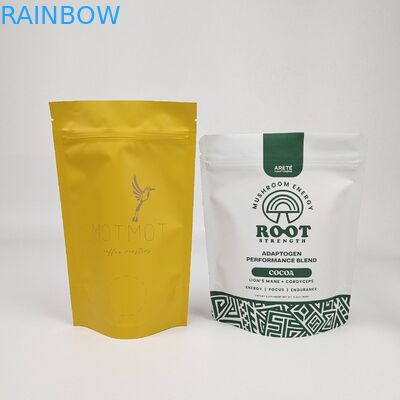 Pabrik langsung dicetak Mylar Kelembaban Proof Zip Lock Bag Snack Packaging Bag Stand Up Pouch Untuk Makanan Snack Packaging