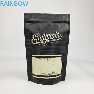 Custom Matte Metallic Finish Aluminium Foil Doypack Stand Up Zipper Pouch Plastik Snack Food Bag