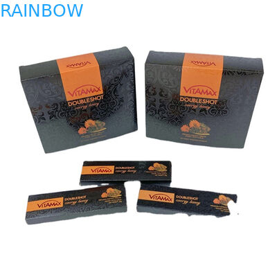 Hot Selling kosong Black Bull Madu Plastik Kantong Kemasan Dengan Display Box Mylar Bag Madu Cairan Kantong Kemasan