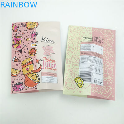 Recyclable Zip Lock Stand Up Bag Body Scrub Kosmetik Mandi garam Plastik Kantong Kemasan