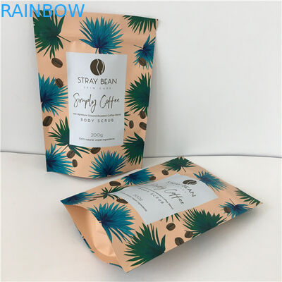 Gravature Printing Aluminium Foil Bagging for Coffee Body Scrub Packaging Bags
