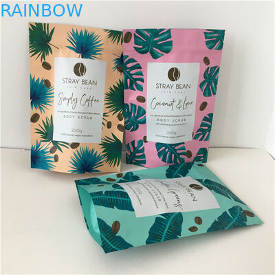 Gravature Printing Aluminium Foil Bagging for Coffee Body Scrub Packaging Bags
