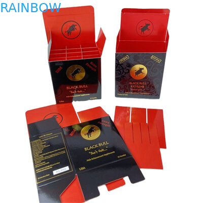 Custom Printed Logo Luxury VITAMAX Extreme Honey Edible Packing Paper Box And Bags Untuk Madu Cairan Paket Kosong