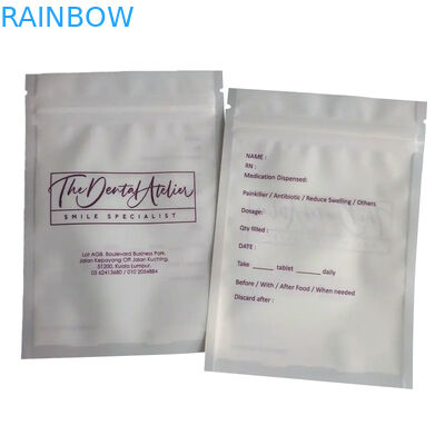 Kandungan kantong plastik tebal khusus dengan segel panas untuk pegangan penyegelan