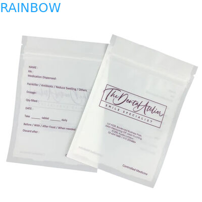 Kandungan kantong plastik tebal khusus dengan segel panas untuk pegangan penyegelan