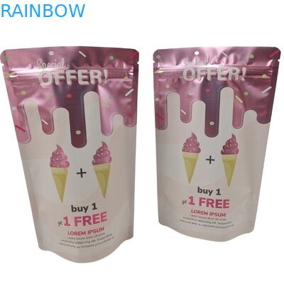 Kantong kemasan makanan dengan kunci ritsleting untuk pesanan khusus diterima