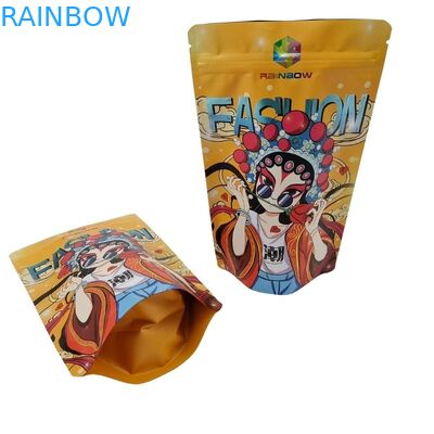 Pemesanan kustom Diakui Kantong Makanan ringan Kemasan dengan Desain Khusus