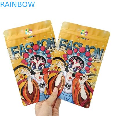 Pemesanan kustom Diakui Kantong Makanan ringan Kemasan dengan Desain Khusus