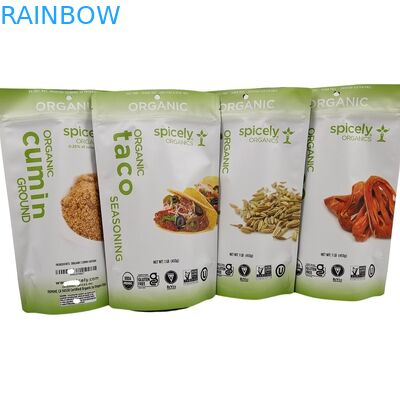 Kemasan kantong makanan ringan plastik dengan cetakan air mata untuk tampilan yang nyaman dan sekali pakai