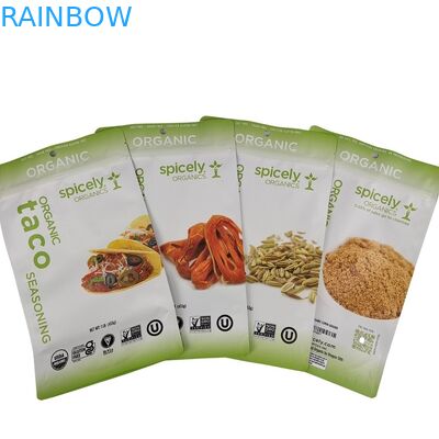Kemasan kantong makanan ringan plastik dengan cetakan air mata untuk tampilan yang nyaman dan sekali pakai