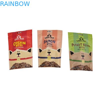 Custom Printed Flat Bottom Snack Pouches with Matte Surface untuk Kantong Kemasan Makanan