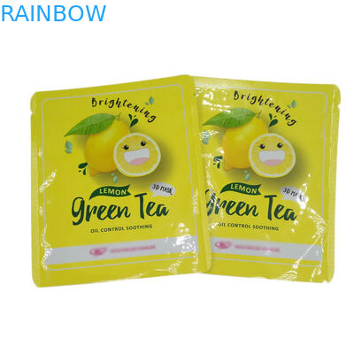 Panas Seal Ukuran Kecil Tiga Sisi Seal Kantong Sampel Datar Paket Untuk Topeng Wajah