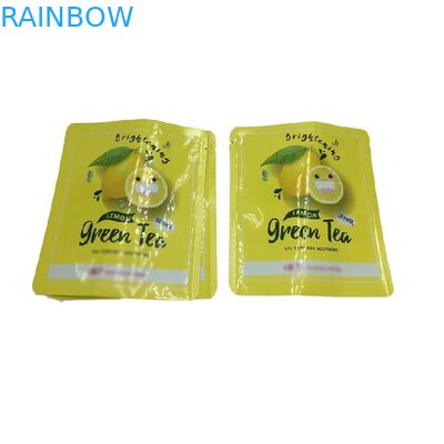 Panas Seal Ukuran Kecil Tiga Sisi Seal Kantong Sampel Datar Paket Untuk Topeng Wajah