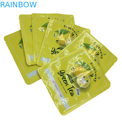 Panas Seal Ukuran Kecil Tiga Sisi Seal Kantong Sampel Datar Paket Untuk Topeng Wajah