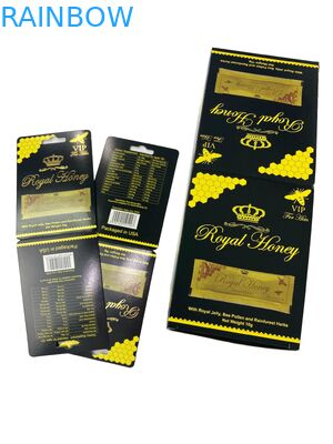 Low MOQ Enhancement Pill Capsule Tablet Packaging Card dengan Blister Rhino 1700K Display Pill Paper Box
