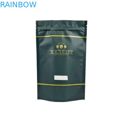 Logo Cetak Kantong Ziplock Berguna Kembali Stand Up Food Grade Kopi Biji Aluminium Foil Plastik Bag