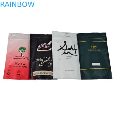 Logo Opaque Cetak Desain Custom Cetak Tas Stand Up Tas Aluminium Foil Zipper Tas Plastik