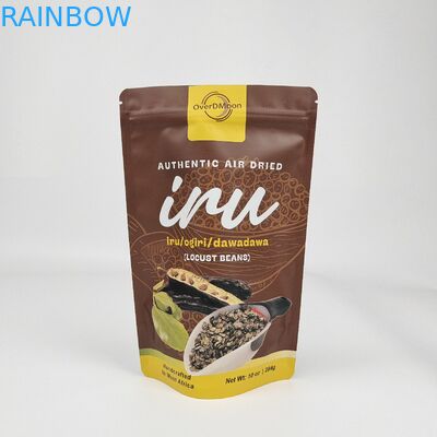 Custom Logo Diterbitkan Makanan Makanan Pengering Pengemasan Kentang Kripik Packing Bag Aluminium Foil Perak Zipper Stand Up Bag