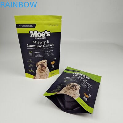 Recyclable Zipper Putih Brown Kraft Paper Bag Custom Food Nut Peanut Tea Candy Cookie Packaging Stand Up Bag dengan Logo