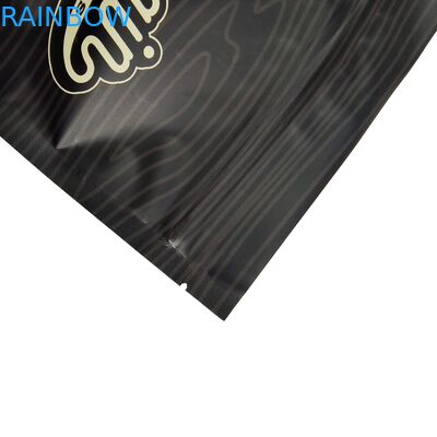 Cacao Coffee Powder Custom Digital Printed Stand Up Bags Aluminium Foil Dengan Ziplock Plastic Bags