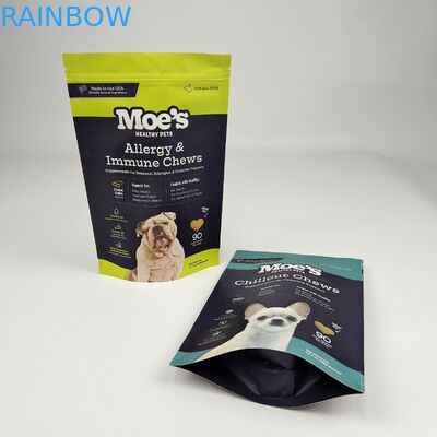 Sampel Gratis Daur Ulang Doypack Zipper Kantong Kertas Kraft Custom Kantong Teh Ziplock Putih Stand Up Bag