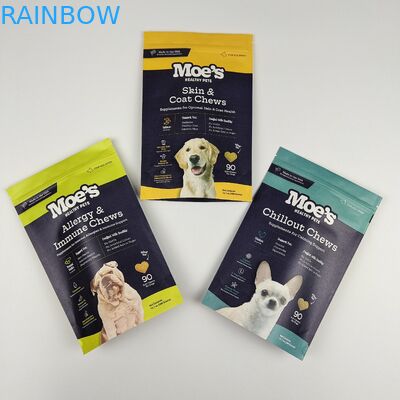 Stand Up Bag Dengan Zipper Kraft Craft Paper Custom Printed Zip Lock yang Dapat Digunakan Lagi Doypack Food Packaging Bags