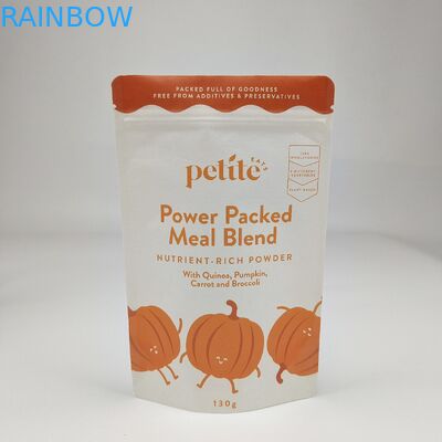 Pabrik Grosir Biodegradable Food Packaging Bag Stand Up Pouch Bau Proof Zip Lock Kraft Paper Aluminium Foil Bags