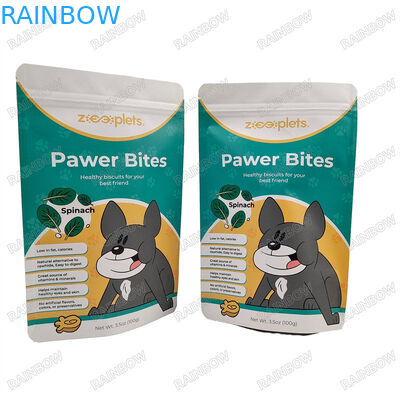 Sampel Gratis Disediakan Percetakan Custom 250g Pet Food Bag untuk Anjing Snack