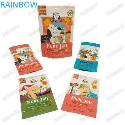 Sampel Gratis Disediakan Percetakan Custom 250g Pet Food Bag untuk Anjing Snack