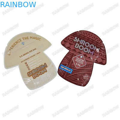 CMYK Warna Pantone 3.5g 7g 14g 28g Kantong Bentuk Khusus dengan Tinta Ramah Lingkungan untuk Pencetakan Gravure