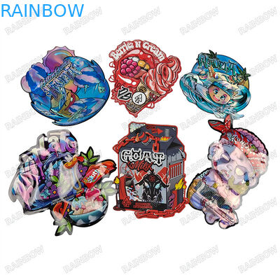 Tas Die Cut yang disesuaikan dengan ritsleting anti anak dan daya tahan lama untuk desain cetak