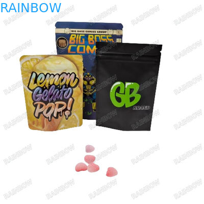 Custom Resalable Heat Seal Stand Up Paper Bag Snack Cookie Makanan Pengemasan Zipper Bag