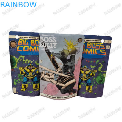 Custom Resalable Heat Seal Stand Up Paper Bag Snack Cookie Makanan Pengemasan Zipper Bag