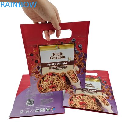 Kemasan Konservasi Makanan Bagian Bawah Kantong Gusset dengan 9 Warna