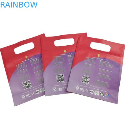 Kemasan Konservasi Makanan Bagian Bawah Kantong Gusset dengan 9 Warna