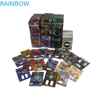 Premium-900k 3d Kartu Kertas Untuk Seks Rhino Male Enhancement Pills