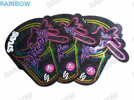 Bau Proof Herbal Incense Packaging Zip Lock Mylar CBD Oil Weed Hemp Bags Gravure Printing