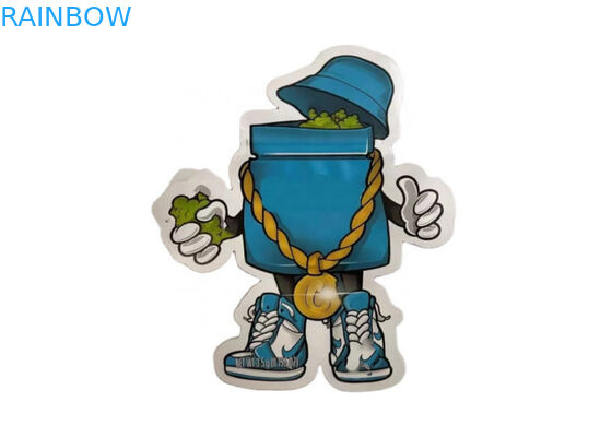 Bau Proof Herbal Incense Packaging Zip Lock Mylar CBD Oil Weed Hemp Bags Gravure Printing