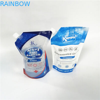 Kantong berdiri berlubang yang dapat didaur ulang dengan berbagai jenis tutup untuk kemasan ramah lingkungan